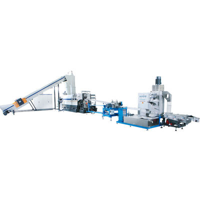 500 - 2000kg/h ผู้ผลิตเครื่องผลักดันสกรูเดียว / สายการผลักดันพลาสติก