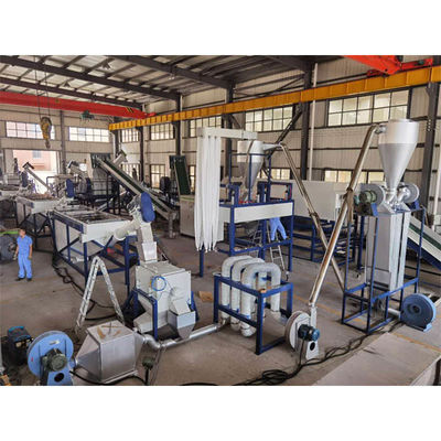 เครื่องรีไซเคิลขวดสัตว์เลี้ยง 500kg/H - 6000kg/H เครื่องกรองรีไซเคิลพลาสติก