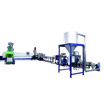 Sj ซีรีส์ เครื่องบดสกรูเดียว 300kg/Hr เครื่องรีไซเคิลสองขั้นตอนสําหรับ pelletizing