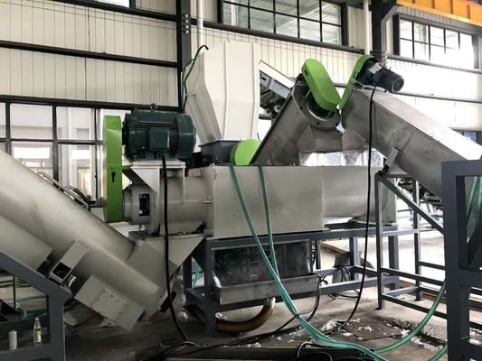 2000kg/Hr Pe หนังพลาสติก เครื่องซักรีดรีไซเคิล